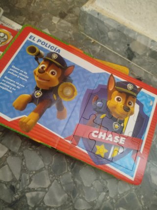 PATRULLA CANINA LIBRO PUZZLE MEDIANO Nº1 y 2