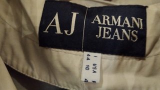 Trench Armani Jeans Beige Donna IT 44