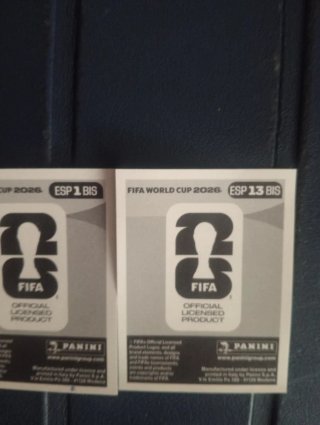 Cromos Mundial FIFA 2026 España Panini