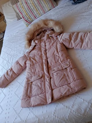 Abrigo niña Coconut rosa talla 8 (128cm)