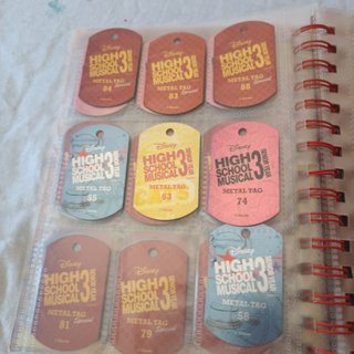 Álbum Metal Tags High School Musical 3