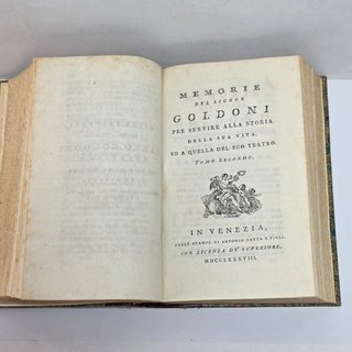 Memorie Carlo Goldoni - Storia Vita E Teatro 1788