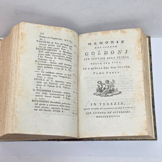 Memorie Carlo Goldoni - Storia Vita E Teatro 1788