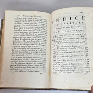 Memorie Carlo Goldoni - Storia Vita E Teatro 1788