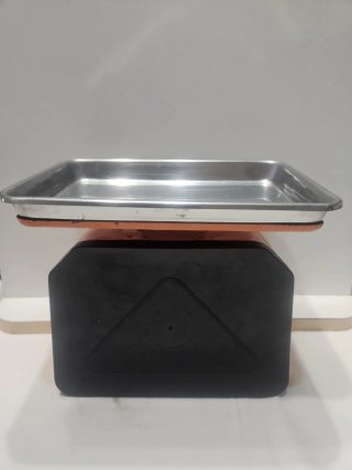 Bilancia da cucina vintage arancione Jolly