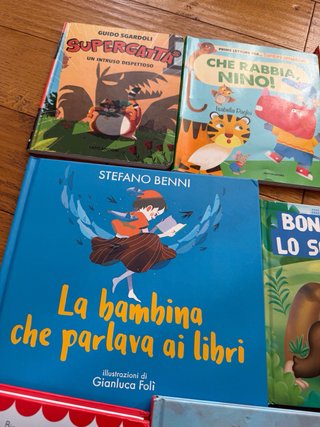 7 libri e gioco memory