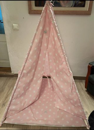 Tipi infantil La Nina estrellas rosas