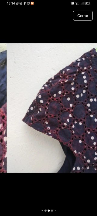 Vestido Purificación García rosa y morado