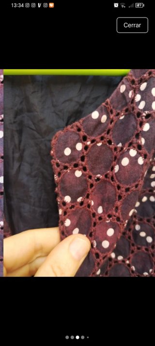 Vestido Purificación García rosa y morado