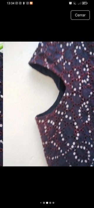 Vestido Purificación García rosa y morado