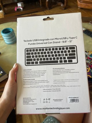 Funda Universal Teclado Micro USB y Type C