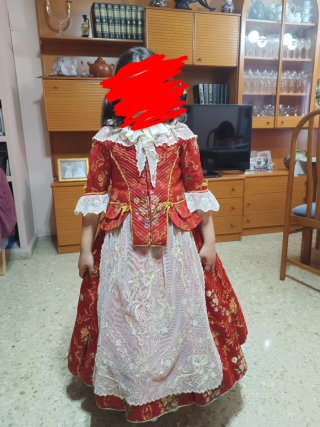 Traje Fallera Niña 4-6 Años