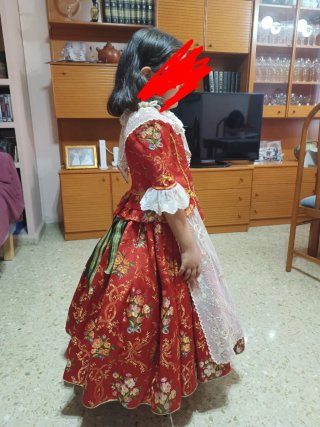 Traje Fallera Niña 4-6 Años