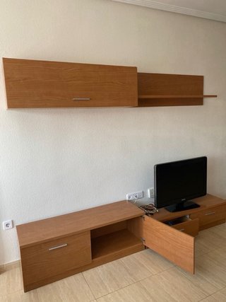 Mueble TV madera marrón
