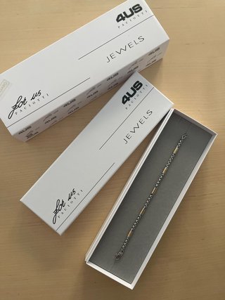 Pulsera 4US Paciotti Jewels Oro y Plata