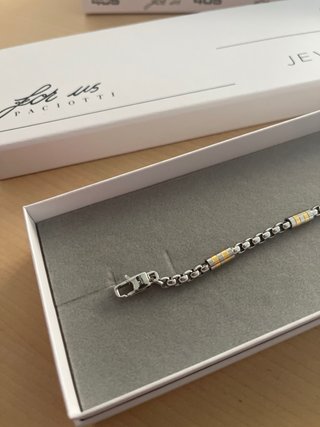 Pulsera 4US Paciotti Jewels Oro y Plata