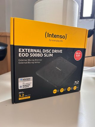 Intenso EOD 500BD Slim Blu-ray externo NUEVO