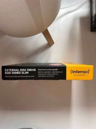 Intenso EOD 500BD Slim Blu-ray externo NUEVO