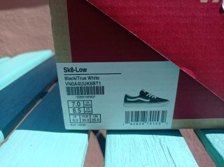 Zapatillas Vans SK8 Low Negras Nuevas