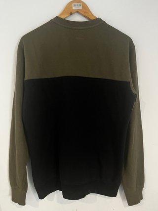 Sudadera DC Shoes Colorblock Verde Oliva y Negro