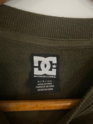 Sudadera DC Shoes Colorblock Verde Oliva y Negro