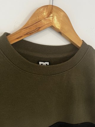 Sudadera DC Shoes Colorblock Verde Oliva y Negro