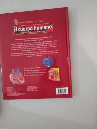 Lote 2 libros educativos sobre el cuerpo humano
