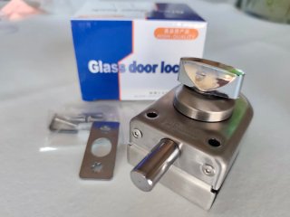 Cerradura seguridad puerta vidrio 10/12mm