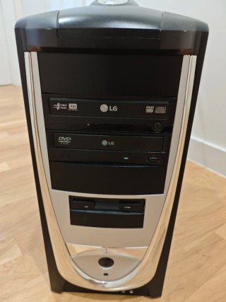 Ordenador PC Sobremesa Negro/Plata