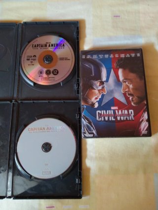 Oferta Pack 3 DVDs Trilogía Capitán América.Marvel