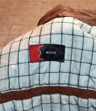Chaqueta de piel MOON marrón