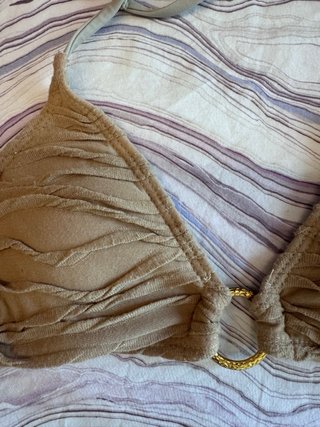 Set bikini + gonna Shein color sabbia