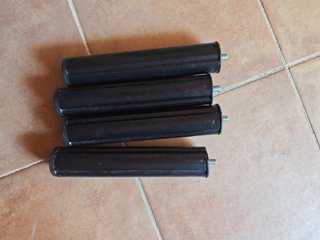 4 Patas Metálicas con Rosca para Somier