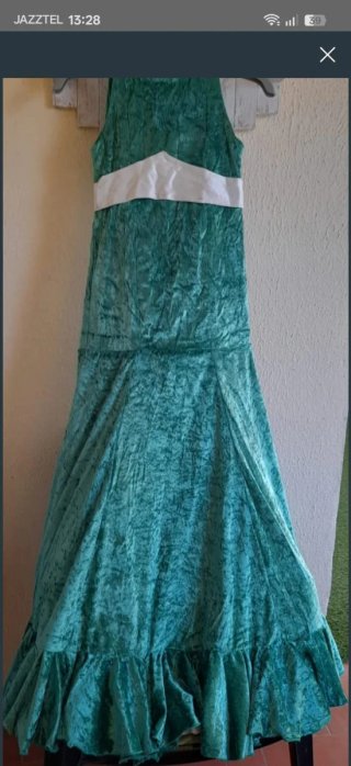 Traje de flamenca verde
