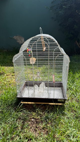 Jaula para pájaros (ninfas, periquitos)