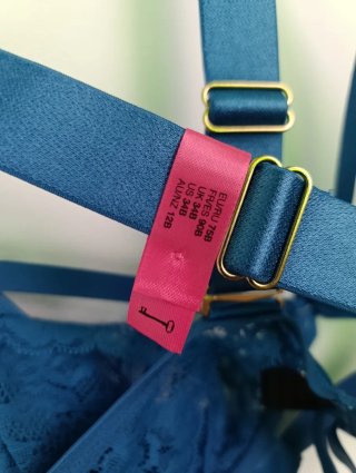 Sujetador Hunkemöller azul con tiras