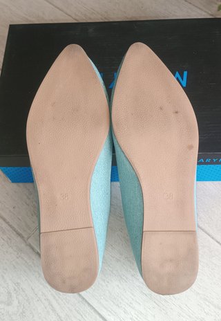 Bailarinas TEX azul claro con tachuelas T38