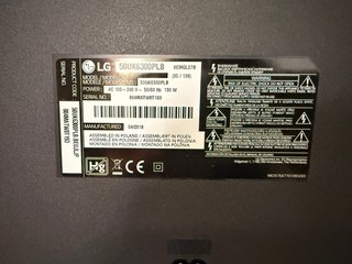 Smart TV LG 4K UHD 50 Pulgadas