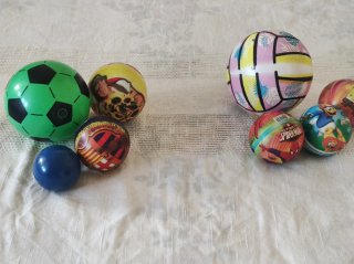 Lote balones y pelotas x 2 €