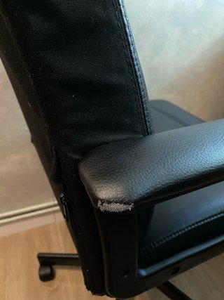 Silla giratoria Ikea Millberget Negra