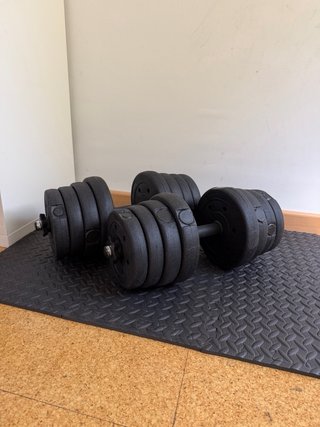 Set Mancuernas Ajustables Pesas Gimnasio