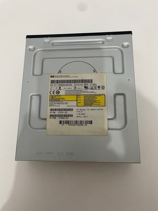 Grabadora DVD RW SATA Interna marca HP