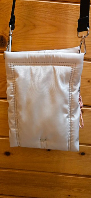 Bandolera nylon Parfois crema
