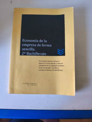 Libro Economía de la Empresa 2º Bachillerato