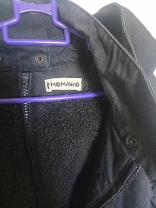 Abrigo porteo Momawo negro