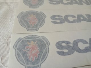 Lote Pegatinas Scania