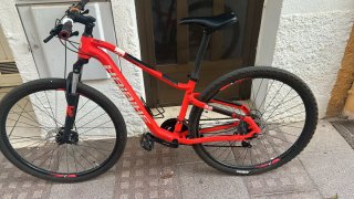 Bicicleta Haibike Roja