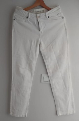 Pantalones blancos skinny fit talla M
