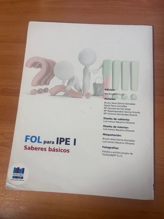 FOL para IPE I, Saberes básicos