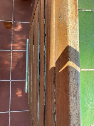 Mesa plegable madera terraza/balcón